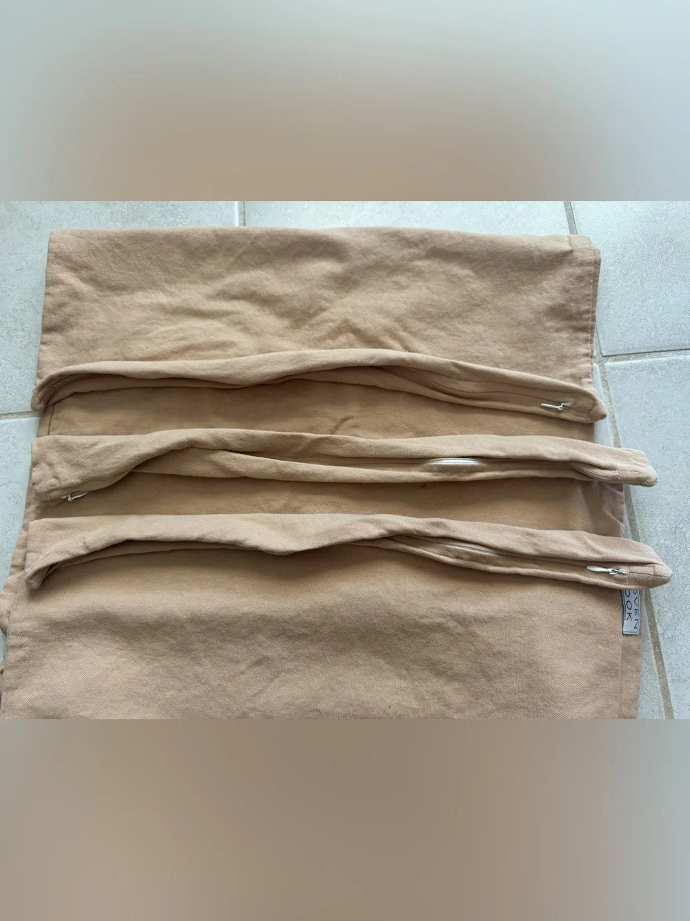 3 Woven Nook Pillow Covers Only (Chai)